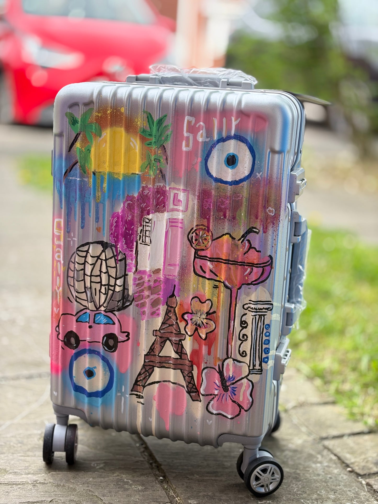 personalised suitcase