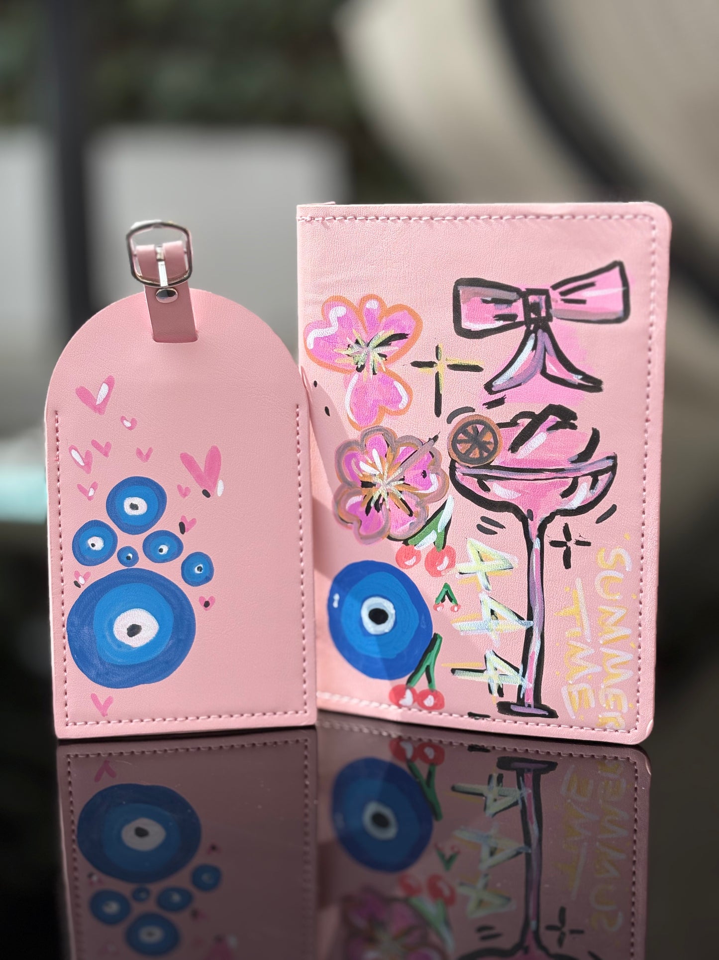 Personalised Passport Cover & suitcase tag