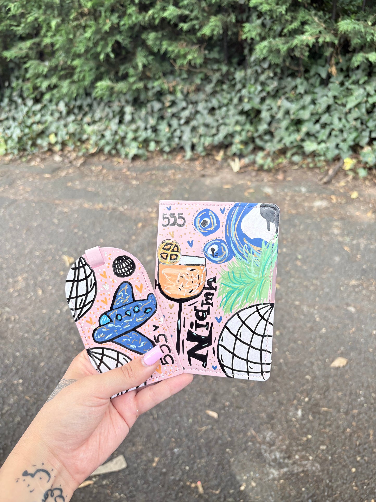 Custom Passport Cover & suitcase tag