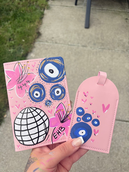 Custom Passport Cover & suitcase tag